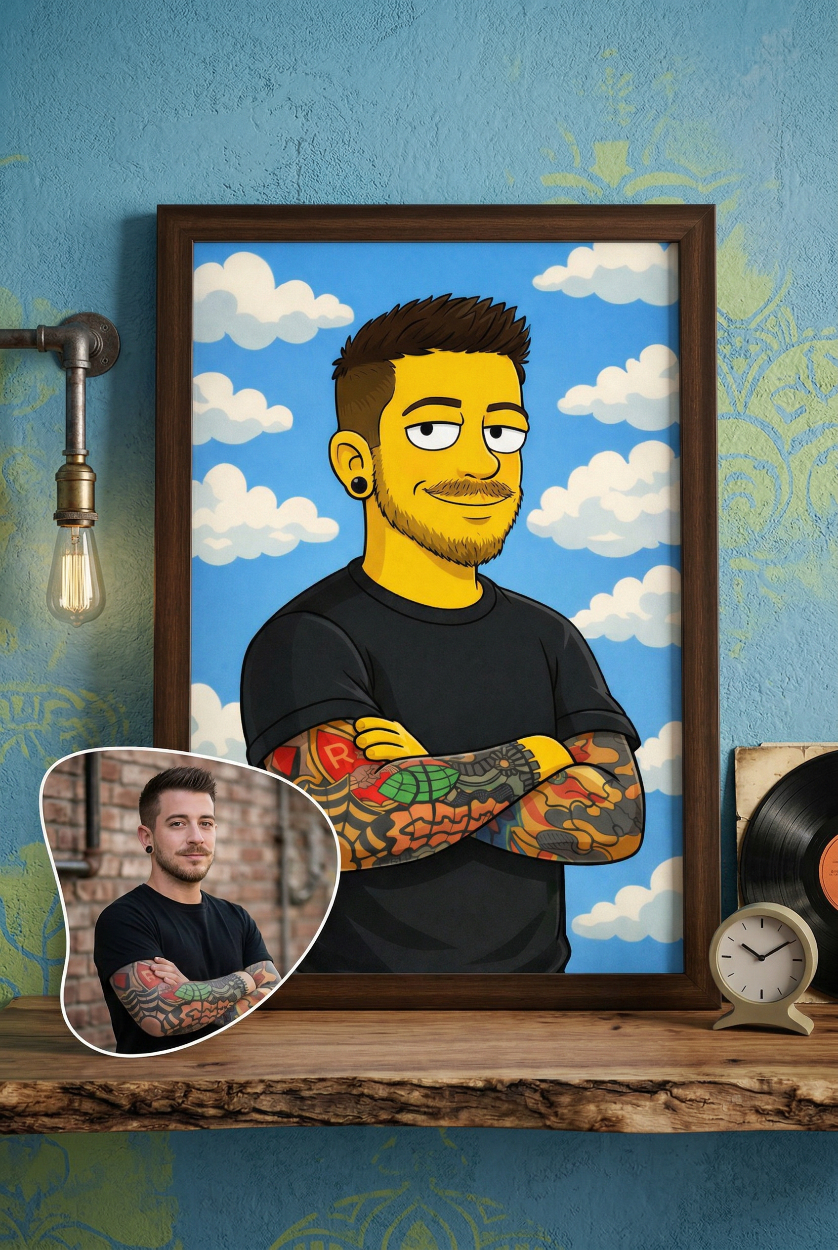 Custom Simpson portrait 1
