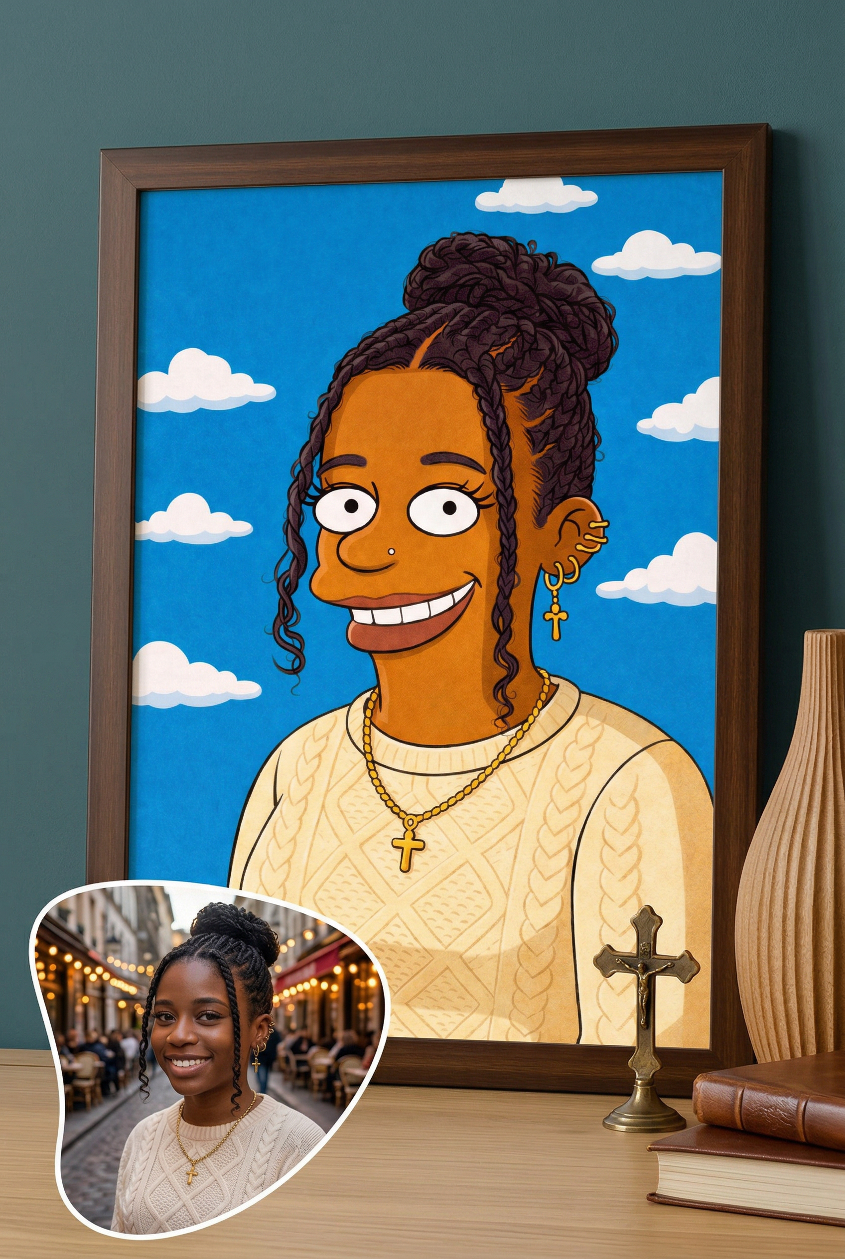 Custom Simpson portrait 2