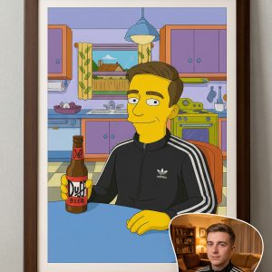 Custom Simpsons portrait
