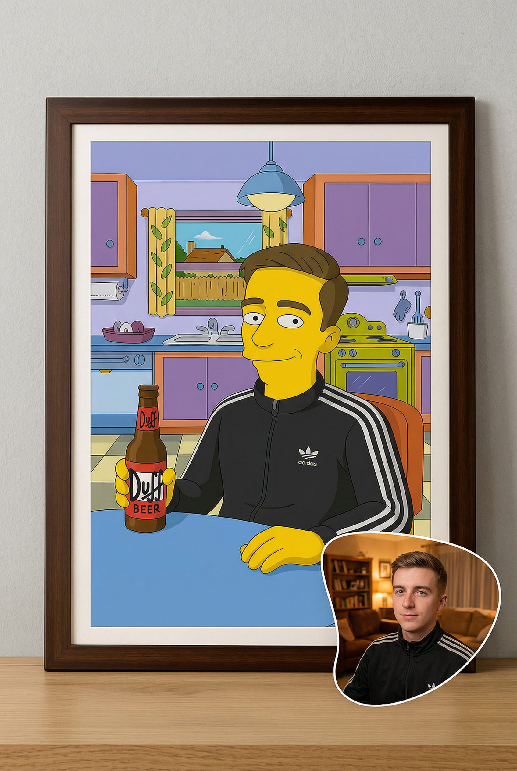 Custom Simpson portrait 6