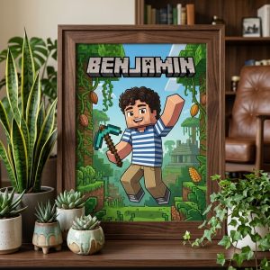 Custom Minecraft portrait