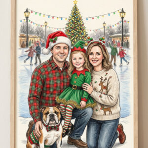 Custom Christmas portrait
