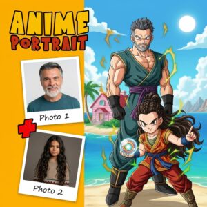 Custom Dragon Ball portrait