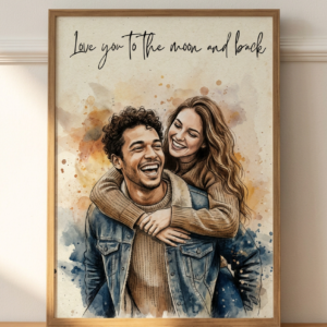 Custom Valentine’s Day portrait