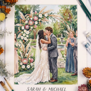 Custom Wedding portrait